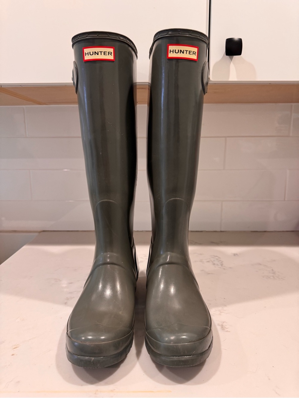 Hunter Women’s Tall Rain Boots - grey